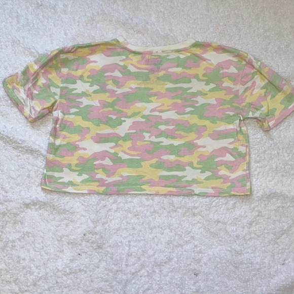 DISNEY!!! Minnie Mouse pastel camo crop top!! - Picture 5 of 5